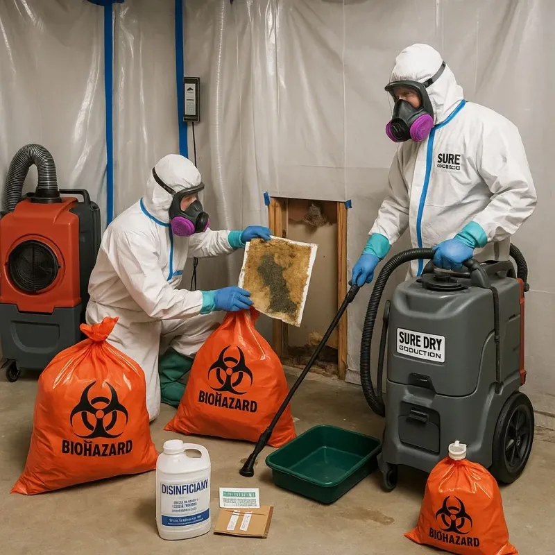 Contaminated Water Handling Protocols process in Webster, SD